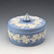 復古英國 Wedgwood Jasperware 淡藍色圓形糖果盒